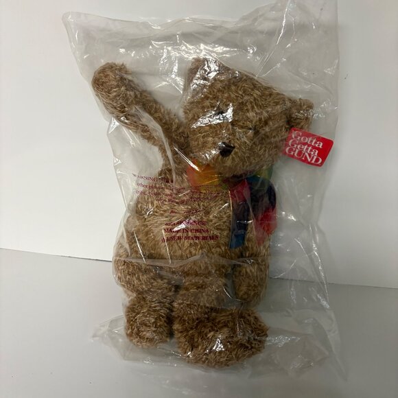 Gund Other - Gotta Getta Gund Bear F25724-1 Bearessence Plush Stuffed Animal Brown 14" NEW